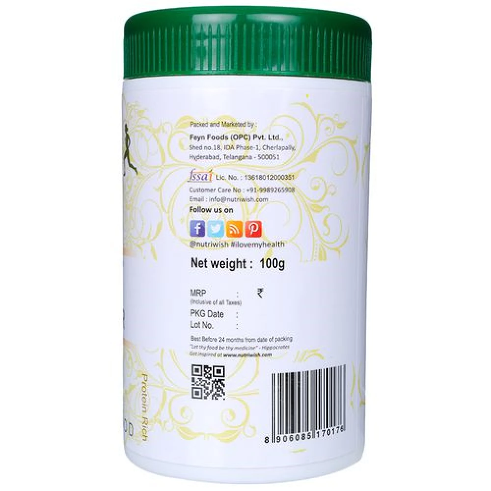 Nutriwish Wheat Grass - Powder, 100 g-2.webp